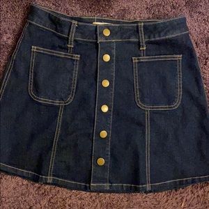 Alter’d state jean skirt!!